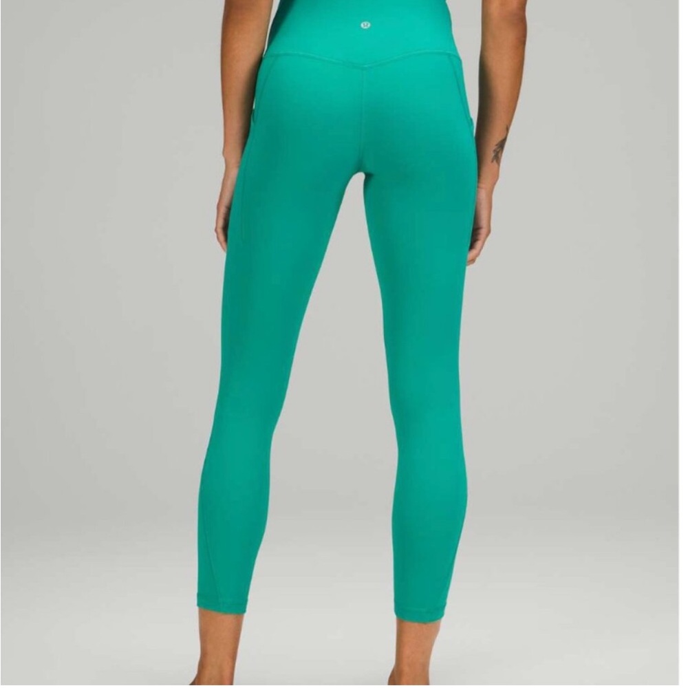 Lululemon High-Rise Pant with Pockets 25" Maldives Green size 4